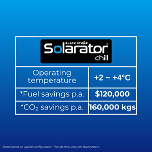 Image summarising Solarator Chill specifications