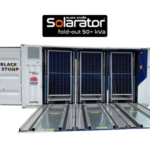 Image and logo of Solarator Foldout 50