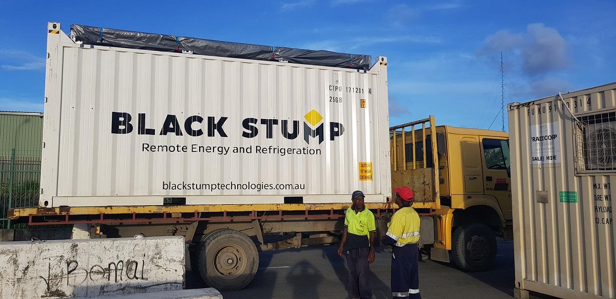 Image of Solarator Ice on flatbed truck