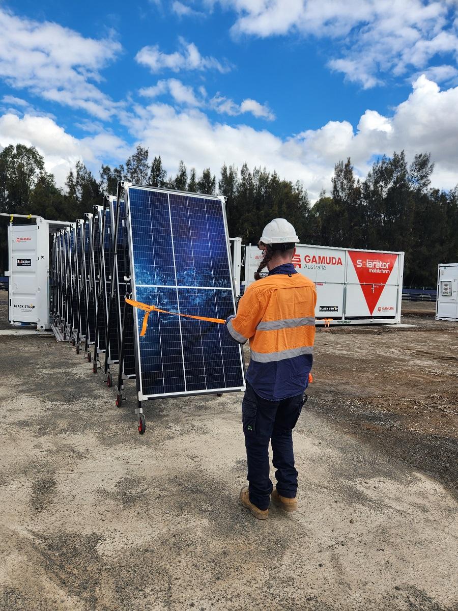 Image of Solarator Arrays onsite