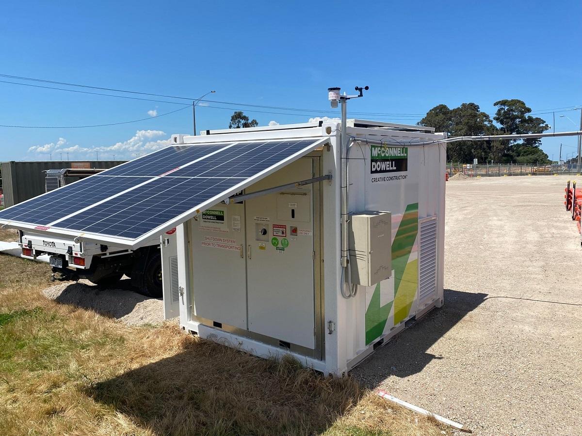 Image of Solarator Compact 25 at construction site