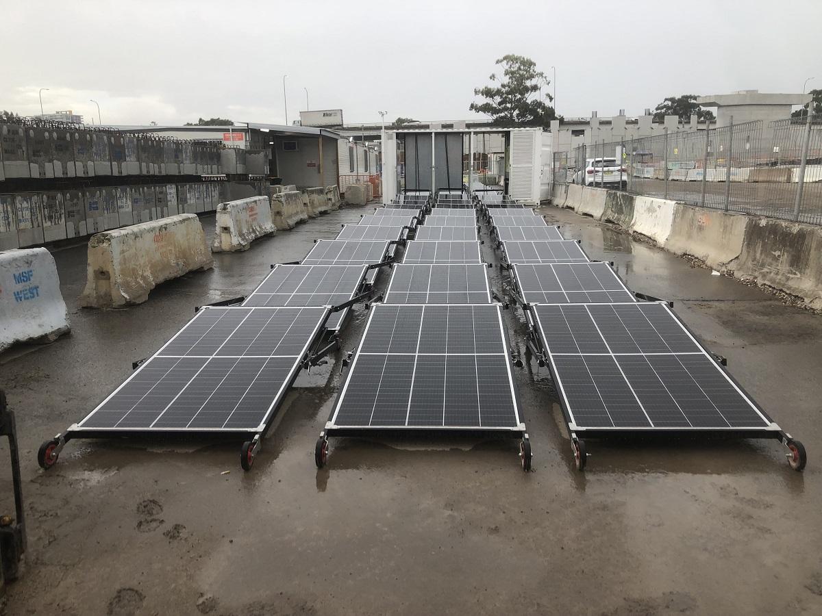 Image of Solarator Foldout 50 at construction site