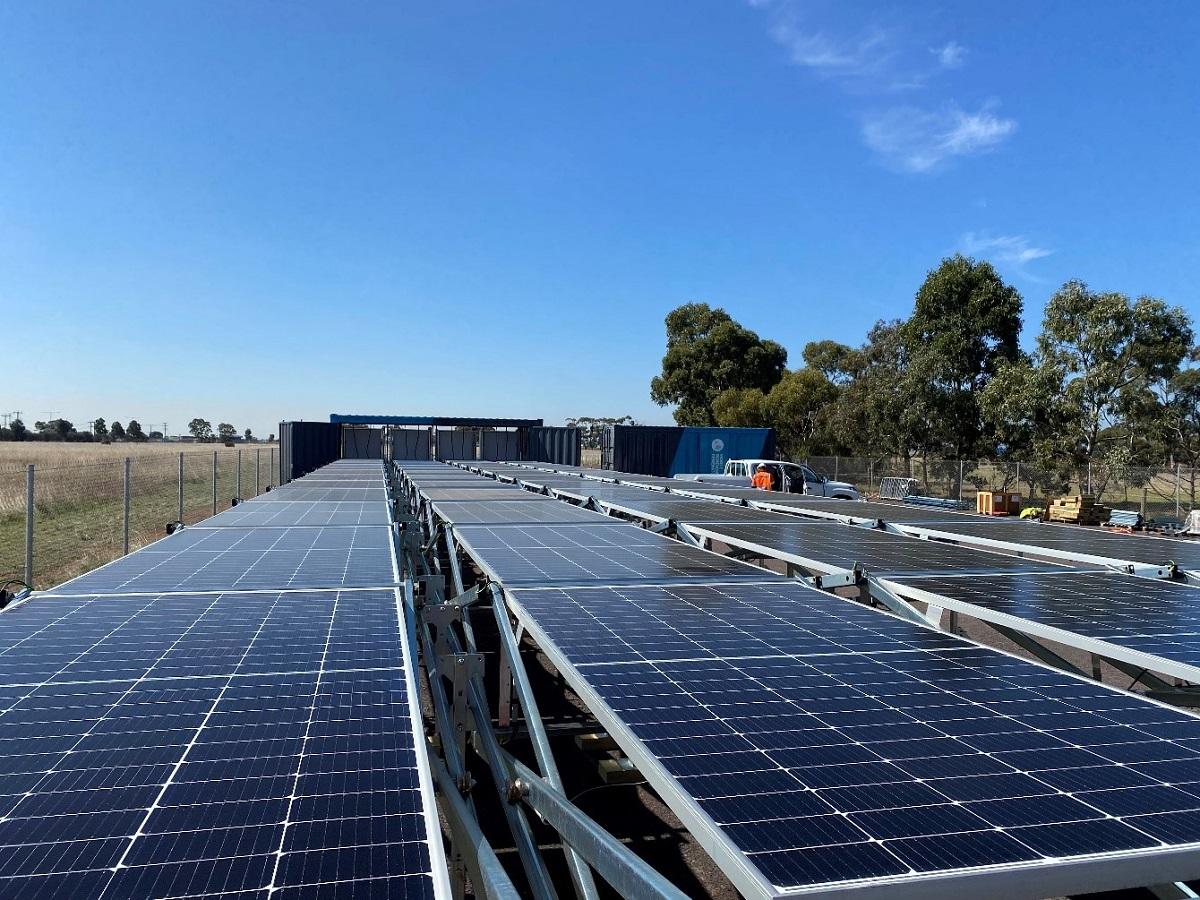 Image of Solarator Grid Connect close-up view of solar panels